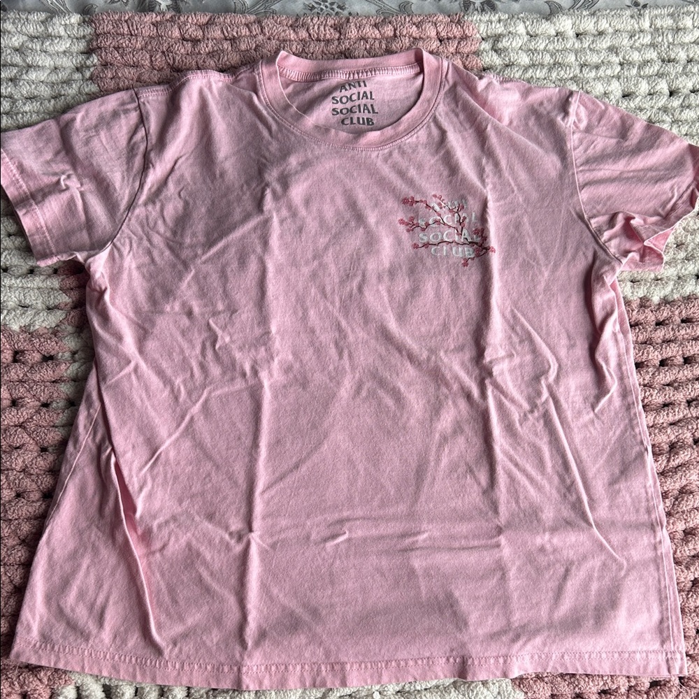 Anti Social Social Club Kids Cherry Blossom Pink Tee